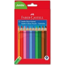 Kuru Boya Jumbo Tam Boy 12 Renk 1 Paket Karton Kutu Jumbo Kuru Boya Kalemi 12 Li Canlı Renkler Boya Kalemleri