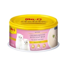 Meo Delite Tahılsız Keçi Sütlü Ve Tavuklu Yavru Konserve Kedi Maması 80 Gr