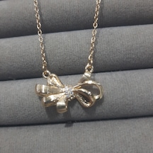 Stainless Steel Çelik Kolye Gold 40 Cm+5 Cm