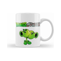 Split Pea Plants Ve Zombies Kupa Bardak Porselen Karışık