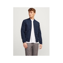 Jack & Jones Jack Jones Erkek Bomber Ceket 12165203 Çok Renkli