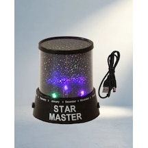 Yıldız Yansıtan Gece Lambası Usb İle Çalışan 1 Adet .