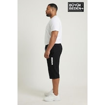 Süperlife Büyük Beden Erkek Kapri Şort Brooklyn Baskılı Rahat Kalıp 3xl-6xl Spr26bsr591-02 Kahverengi