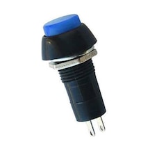Ic 185 Buton 12 MM Kalıcılı 12 MM Anahtarlı Mavi