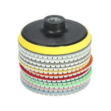 Ximistore9 12 Parça 4" Elmas Islak Taşlama Seti - Granit, Mermer Ve Beton İçin Profesyonel Zımpara Diskleri