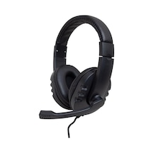 Hello 3.5 Mm Stereo Kablolu Ledli Mikrofonlu Siyah Gaming Oyuncu Kulaklık Hl-5351