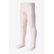 Le Mabelle Pembe Puanlı Ve Kelebek Desenli Kız Çocuk Külotlu Çorap Pembe