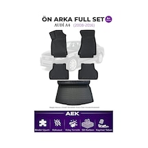 Audi A4 2008-2015 5d Karbon Paspas Takımı +3d Pvc Bagaj Havuzu Se
