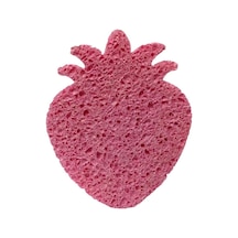 Wee Baby 915 Doğal Selülozik Banyo Süngeri - Çilek Kırmızı