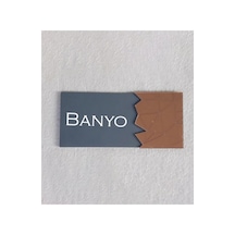 Smartad Dekoratif Aynalı Kapı Tabelası Pleksi- Banyo Tabelası