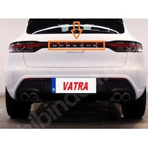 Macan S Uyumlu Porsche Ve Macan S Krom Ve Krom Bagaj Yazısı 3m 3d Abs