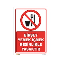 BİRŞEY YEMEK İÇMEK KESİNLİKLE YASAKTIR