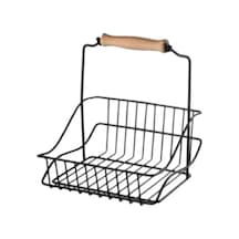 Linda Metal Siyah Ferforje Sepet Ud-2250 Metal Siyah 20 X 20 Diğer