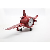 Kenpazar Uçak Saat 41cm Çok Renkli