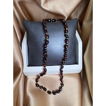 Kehribar Kolye 0-6 Yaş / 32-38 Cm Gösterildiği Gibi