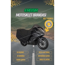 Siyah--mv Agusta B3 800 Eas Italia Kilit Uyumlu Motosiklet Brandası 4mevsim