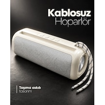 Ers Güçlü Bas Sesli Kablosuz Bluetooth Hoparlör Rgb Aydınlatmalı Stereo Müzik Sistemi
