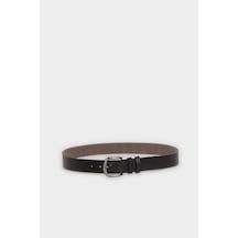 Defacto Erkek Dikdörtgen Toka Suni Deri Jean Kemeri H6869axnsbk27 Siyah-bk27