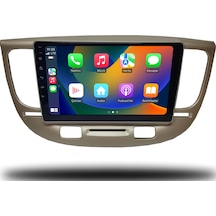 Aln Kia Rio 2004-2007 4gb Ram 64gb Hafıza 8 Çekirdek Carplay Android Multimedya 9"