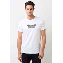 Babymetal Logo Baskılı Beyaz Erkek Tshirt