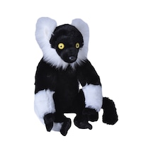 Wild Republic Siyah Beyaz Yakalı Lemur 30 Cm 12230 Çok Renkli