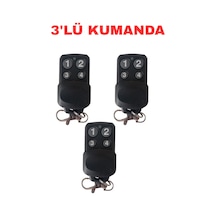 Uk-911 433.92mhz Kopyalanabilir Garaj Kumandası Bft Nice Beninca Uyumlu 4 Tuşlu 3 Adet