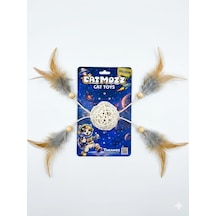 Catmozz Premium Doğal İpli Bambu Top