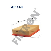 FILTRON AP140 HAVA FİLTRESİ VW POLO III (6N1/6V2/6V5) 1.6 (6V2/6V