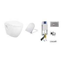 Creavit Gr5001 + Gp1002 Gömme Rezervuar - Tp325 Asma Klozet 5Li S