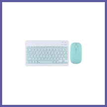 Bezos Kyb71 Kablosuz Türkçe Q Klavye Mouse Set - Açık Yeşil Nıda Diğer