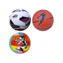 Basketbol Topu-futbol Topu-voleybol Topu 3'lü Set