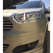 Ford Courier Far Kaşı Krom 2 Parça 2014 +