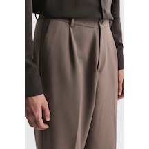 Antioch Relax Fit Pilili Erkek Pantolon Açık Vizon