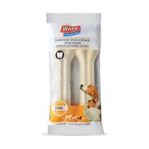 Warf Sığır Derisi Beyaz Köpek Ödül Kemiği 12.5 CM 2'li 100 G