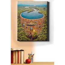 Webstyle Sayılarla Boyama Seti Kasnaklı Bilgi Deposu 60 X 75 Cm