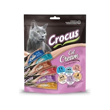 Crocus - 212 - Multıpack 6 Çeşit Krema Kedi - Spt-gld - Ödülü 30x15gr