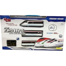 40pcs Işıklı 308cm Hızlı Tren Set
