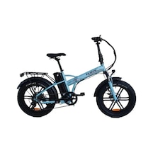Torc Trc-10 Gaz Kollu Elektrikli Katlanır Bisiklet 420h Md 20 Jant 7 Vites M.turkuaz Siyah Beyaz Kır Çok Renkli