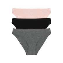 Momslab Kadın Karışık Renkli Korseli İncelten 3lü Slip Külot Karışık