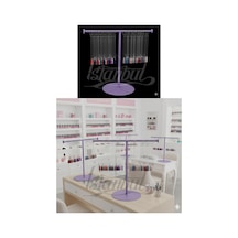 Tırnak Kartelası Metal Sergileme Standı Nail Art Askısı Düzenleyici Diğer