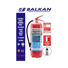 6 Kg Ruhsata Uygun 4 Yıl Tozlu Yangın Tüpü Set Talimat-levha-askı
