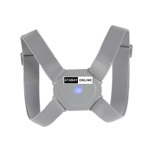 Atabayonline Sensörlü Titreşimli Dik Duruş Korsesi Duruş Düzeltici Sırt Desteği Duruş Düzeltici Yetişkin Çocuklar Sırt Kemeri Spor Korse Brace Pedic Omuz Doğru Desteği Outdoor