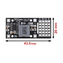 Mp2482 Modül 24v To 5v 5a Voltaj Düşürücü Modül 6 Kanal Servo Motor Sürücü Regülatör Güç Kaynağı