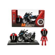 1:14 Sesli Ve Işıklı Bmw Off-road Die Cast Çek Bırak Motosiklet - 1 Adet Stokta Olan Gönderilir