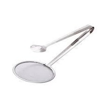 Chefstar 05019 Paslanmaz Maşalı Süzgeç Açık Gri