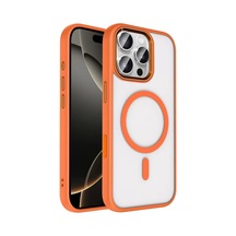 Joko Apple Apple iPhone Uyumlu  16 Pro Max Terea Magsafe Kapak - Turuncu