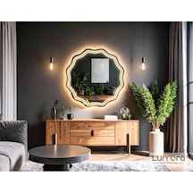 Zavira Günışığı Lazer Kumlamalı Lavabo & Banyo Aynası Dokunmatik Sensörlü 80 X 80