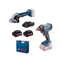 Bosch GDX 180-LI + GWS 180-LI 2'li Somun Sıkma ve Taşlama Set 0615990N1U