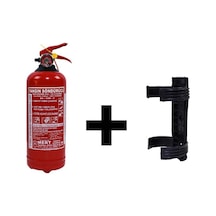 Araç için Uygun Yangın Söndürme Tüpü Söndürücü 1 KG + Askı Aparatı