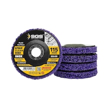 Sgs Çok Amaçlı Parlatma Diski, Mor, 115 Mm, Model Sgs495